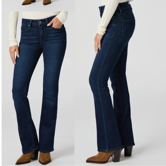 PAIGE Denim - Paige Manhattan Bootcut Jeans | Size 24 | Dark Wash